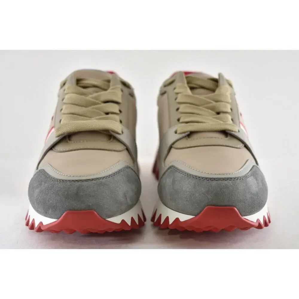 Christian Louboutin Nastroshark Donna Flat Saharienne Platform Lowtop Sneaker 38 - Picture 8 of 14